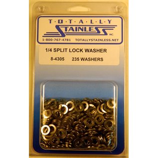 Totally Stainless Totally Stainless 1/4 Stainless Split Lock Washers - 8-4305