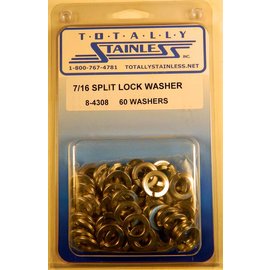 Totally Stainless 7/16" Stainless Split Lock Washers - 8-4308