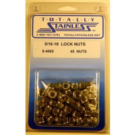 Totally Stainless 5/16-18 Stainless Lock Nuts - 8-4065