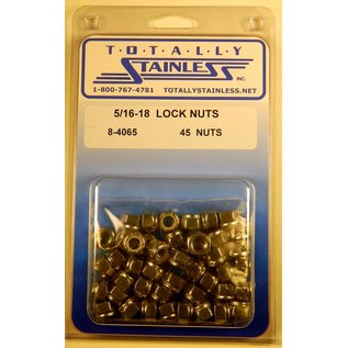 Totally Stainless 5/16-18 Stainless Lock Nuts - 8-4065