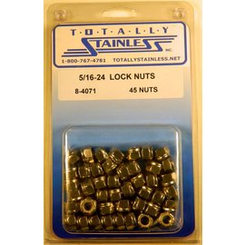 Totally Stainless 5/16-24 Stainless Lock Nuts - 8-4071