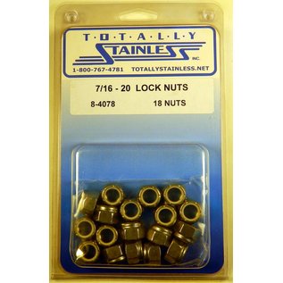 Totally Stainless 7/16-20 Stainless Lock Nuts - 8-4078