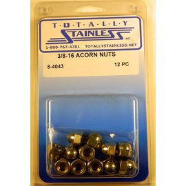 Totally Stainless 3/8-16 Stainless Acorn Nuts - 8-4043