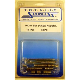 Totally Stainless Stainless Short Set Screw Assortment - 8-1700
