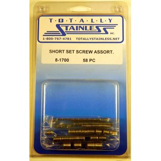 Totally Stainless Stainless Short Set Screw Assortment - 8-1700