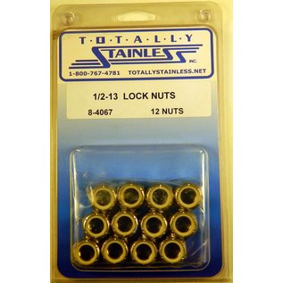 Totally Stainless 1/2-13 Stainless Lock Nuts - 8-4067
