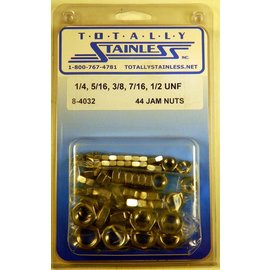 Totally Stainless 1/4-1/2 Stainless Fine Thread Jam Nuts