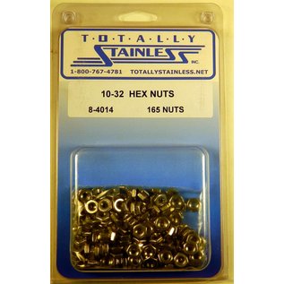 Totally Stainless 10-32 Stainless Hex Nuts - 8-4014