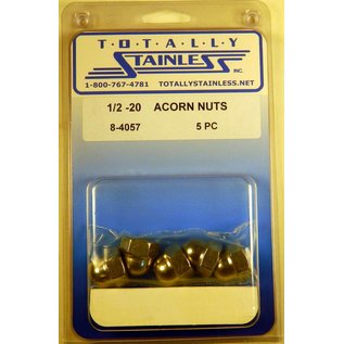 Totally Stainless 1/2-20 Stainless Acorn Nuts - 8-4057