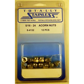 Totally Stainless Totally Stainless 5/16-24 Stainless Acorn Nuts - 8-4132