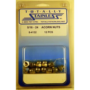 Totally Stainless Totally Stainless 5/16-24 Stainless Acorn Nuts - 8-4132