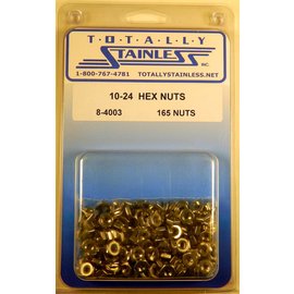 Totally Stainless Totally Stainless 10-24 Stainless Hex Nuts - 8-4003