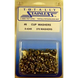 Totally Stainless #6 Stainless Cup Washers - 8-4249