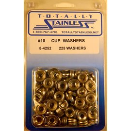 Totally Stainless #10 Stainless Cup Washers