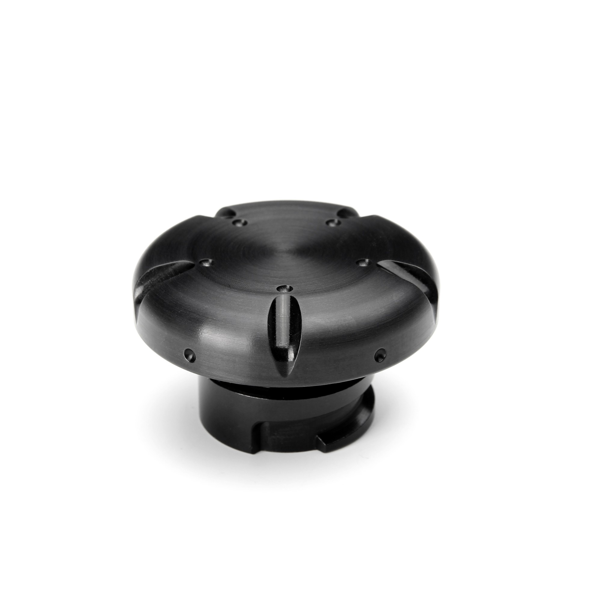 Clayton Machine Works LS Engine Oil Cap Dished Black Clayton Machine Works LS Engine Oil Cap Dished Black