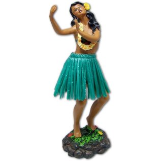 Affordable Street Rods Hula Girl - Dancing - Green Skirt - 40621