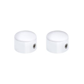 United Pacific Chrome Wiper Shaft Cap Cover For 0.55" Dia. Shafts (Pair) - 110823