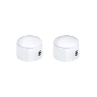 United Pacific Chrome Wiper Shaft Cap Cover For 0.55" Dia. Shafts (Pair) - 110823