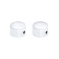 United Pacific Chrome Wiper Shaft Cap Cover For 0.55" Dia. Shafts (Pair) - 110823