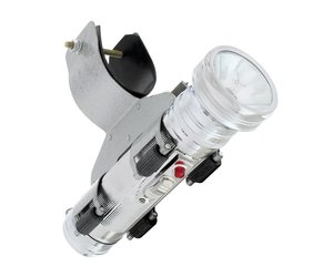 アクセサリー MOONEYES Vintage Flashlight & Holder Chrome Vintage Flashlight With Holder - #110587 - Affordable