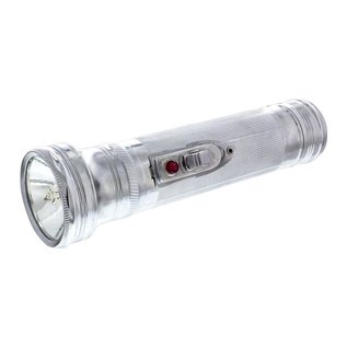 United Pacific Vintage Chrome Flashlight With Holder - #110587
