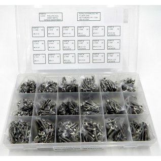 Totally Stainless Stainless Phillips Oval Head Sheet Metal Screw - Personal Assortment - 3-3161