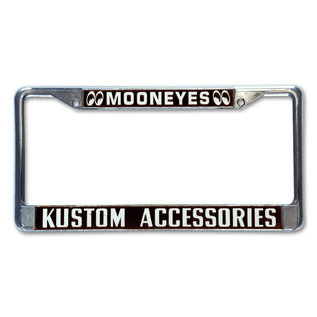 Mooneyes License Plate Frame - Mooneyes Kustom - Black