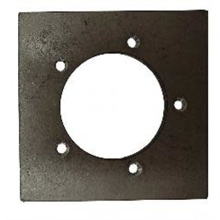 Tanks, Inc. 5 Hole Weld On Sender Mounting Plate Mild Steel - SP-MS