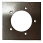 Tanks, Inc. 5 Hole  Weld On Sender Mounting Plate Stainless Steel - SP-SS