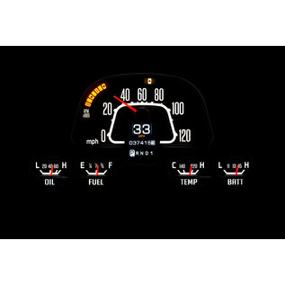 Dakota Digital 62-84 Toyota FJ RTX Instruments - RTX-62T-FJ-X