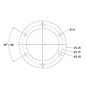 Tanks, Inc. 3-1/4" 6 Hole Gasket - Cork - 3G