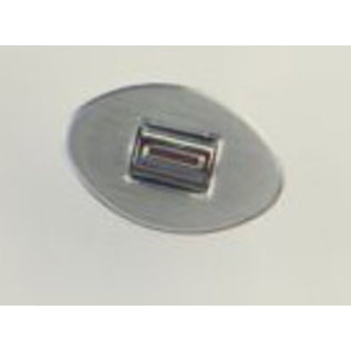 Specialty Power Windows Specialty Power Windows - Single Switch - Custom Alum. Bezel - Oval Smooth - AB-01 O