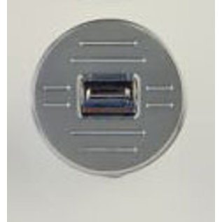 Specialty Power Windows Specialty Power Windows - Single Switch - Custom Alum. Bezel - Round Ball Mill - AB-01 R BM