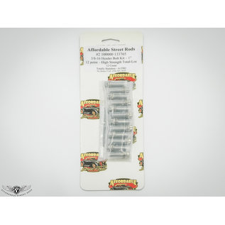Totally Stainless Total-Loc 3/8-16 x 1" 12 Point Locking Header Bolts (12 Count) - 6-5582
