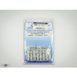 Totally Stainless Total Loc 3/8-16 x 1" - 5/16" 6 Point Head - Locking Header Bolts (12 Count) - 6-6951