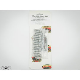 Totally Stainless Total Loc 3/8-16 x 1" 6 Point Locking Header Bolts (16 Count) - 6-5599