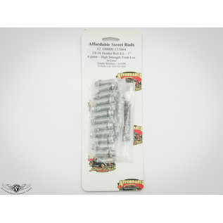 Totally Stainless Total Loc 3/8-16 x 1" 6 Point Locking Header Bolts (16 Count) - 6-5599
