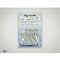 Totally Stainless Total Loc 8MM Bolts & Separate Wedge Locks - 6 Point - (16 Count) - 5-1542