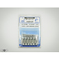 Totally Stainless Total Loc 8 MM Bolts & Separate Wedge Locks - 6 Point - 12 Count - 5-1546