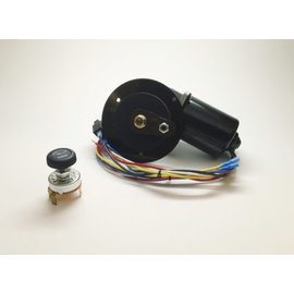 New Port Engineering 1960-66 CHEVY/GMC TRUCK WIPER MOTOR (ORIGINAL MOTOR FITS FLAT WITH FIREWALL) - NE6066CTF