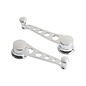 Lokar Lakester Steel Window Cranks (Pair) - GM/Ford '49 & Up