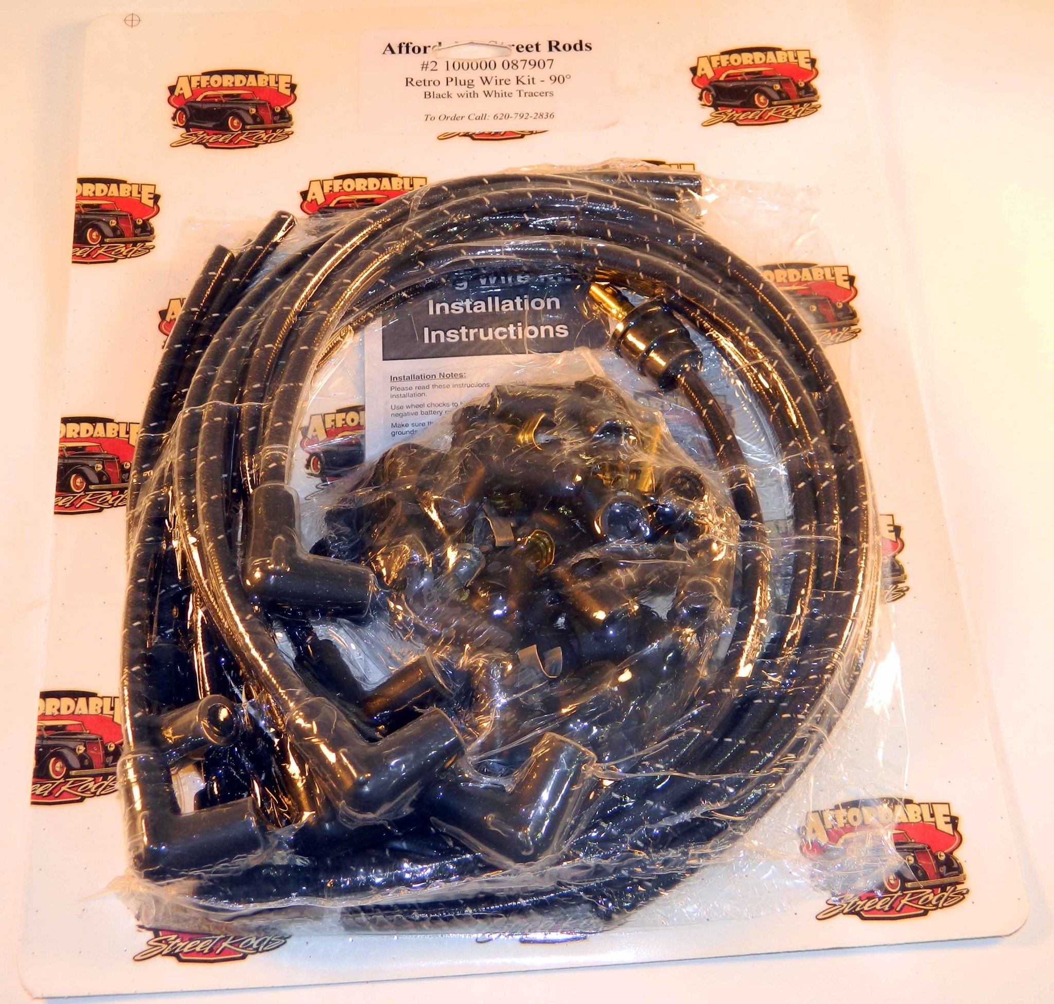 Classic Mini Spark Plug Wire Set With 90 Degree En