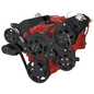 CVF Racing CVF Racing Small Block Chevy Wraptor Serpentine Kit - All Inclusive - Alternator Only - Electric Fan