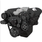 CVF Racing CVF Racing Big Black Chevy Wraptor Serpentine Kit - All Inclusive - AC, Power Steering & Alternator - Electric Water Pump