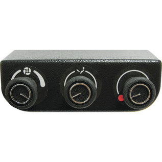 Vintage Air Gen IV & 5 3-Knob Base Under-Dash Control Panel - 492050