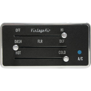 Vintage Air Gen IV ProLine 3-Lever Rectangular Control Panel