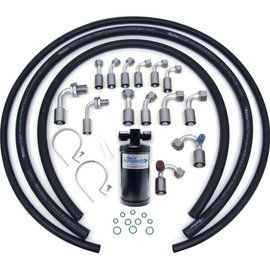 Vintage Air 14-Fitting Standard Barrier Beadlock A/C Hose Kit W/ Drier - 31700-VBD