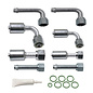 Vintage Air Standard Barrier Beadlock 4-Way Bulkhead Hose End Fitting Kit - #35704-VUD