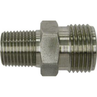 Vintage Air #10 O-ring x 3/8" NPT Stainless Adapter 36032-MPA