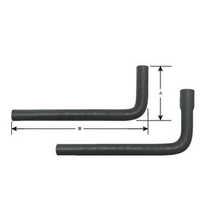 Vintage Air Molded Heater Hose 3/4 to 5/8 - 38" Long - 099006